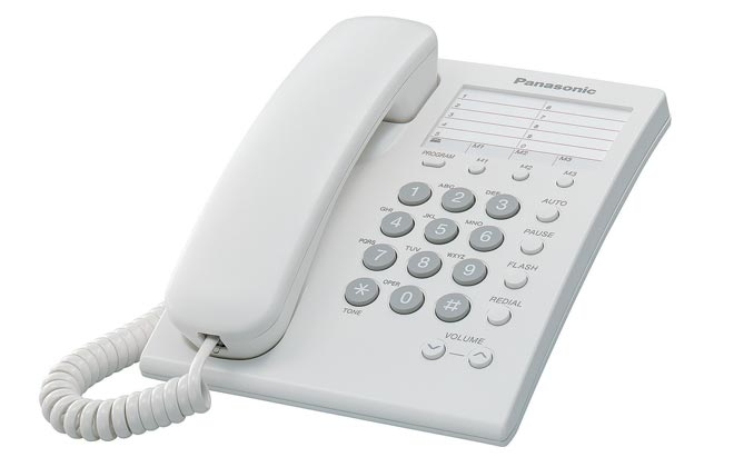Tel&eacute;fono Anal&oacute;gico PANASONIC KX-TS550MEW
